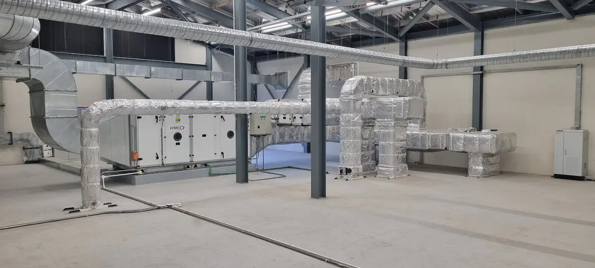 Pictech Facilities HVAC installation team at work